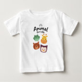 動物 ベビーTシャツ (正面)