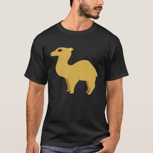 動物 - ラクダ科 Tシャツ (正面)
