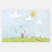 動物 ラッピングペーパーシート (正面3)