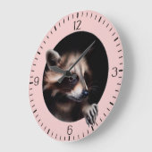 動物 ラージ壁時計 (傾斜)