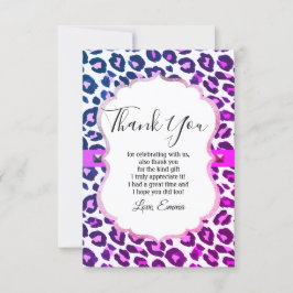 動物、動物のプリント、ヒョウ、チーター、ありがとう 招待状