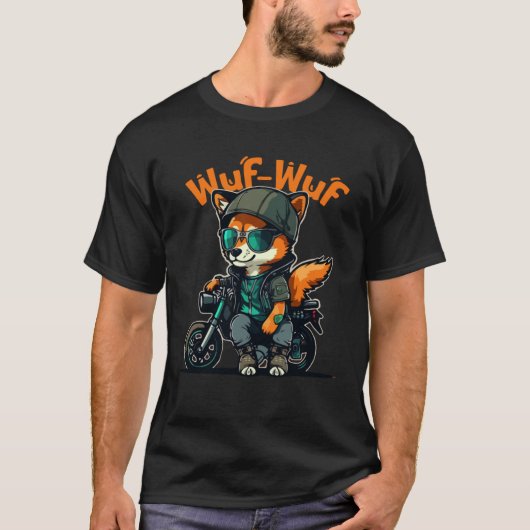 動物 犬 猫 フクロウ キツネ かわいい 7 Tシャツ (正面)
