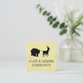 動物/狩り会 スクエア名刺 (スタンド正面)