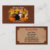 動物 – 猫 名刺 (正面/裏面)