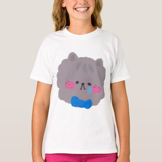 動物 猫 Tシャツ (正面)