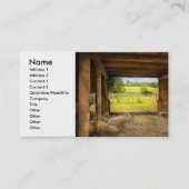 動物 – 羊 – 羊のカウント 名刺 (正面)