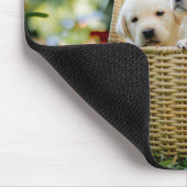 動物，自然，子犬 マウスパッド (コーナー)