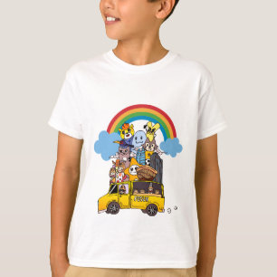 動物,車,虹 Tシャツ