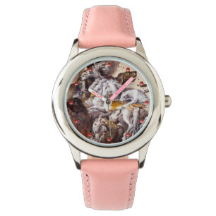 動物、飼育馬、愛犬、犬との組成物 腕時計