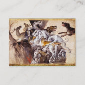 動物、飼育馬、飼育馬、犬を含む組成物 名刺 (裏面)