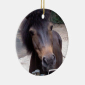 動物，馬，ポニー セラミックオーナメント (右)