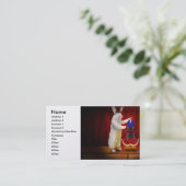 動物 – 魔法ウサギ 名刺 (スタンド正面)