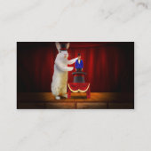 動物 – 魔法ウサギ 名刺 (裏面)