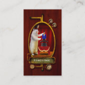 動物 – 魔法ウサギ 名刺 (正面)