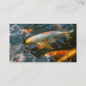 動物 - 魚 - 幸運を授ける 名刺 (裏面)