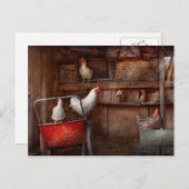 動物 – 鶏肉 – 鴨はスパイである ポストカード (正面/裏面)