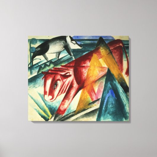 動物， 1913 キャンバスプリント (正面)