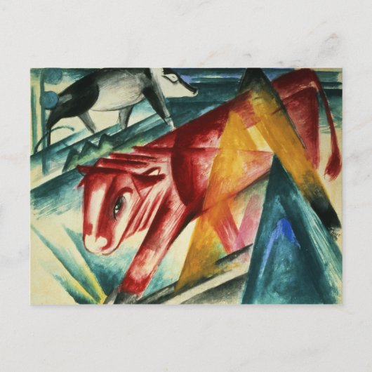 動物， 1913 ポストカード (正面)