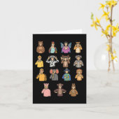 動物 ASL ハンドジェスト 聴覚障害者 聴力損失への意識 カード (黄色い花)