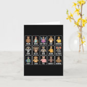 動物 ASL 手ジェスチャー 動物 聴覚障害 失聴 カード (黄色い花)