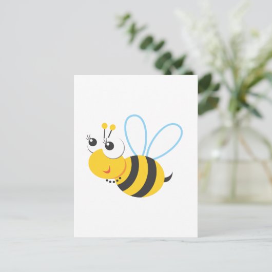 動物 – Bee ポストカード (スタンド正面)