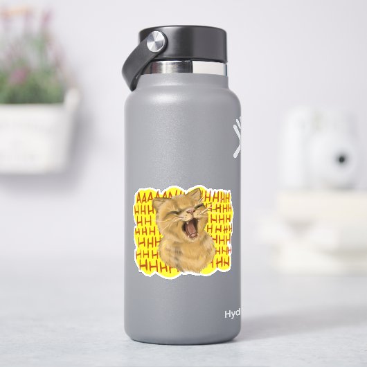 動物 – Cat シール (HydroFlask)