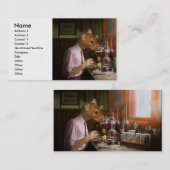 動物 – Rat - The Lab Rat 名刺 (正面/裏面)