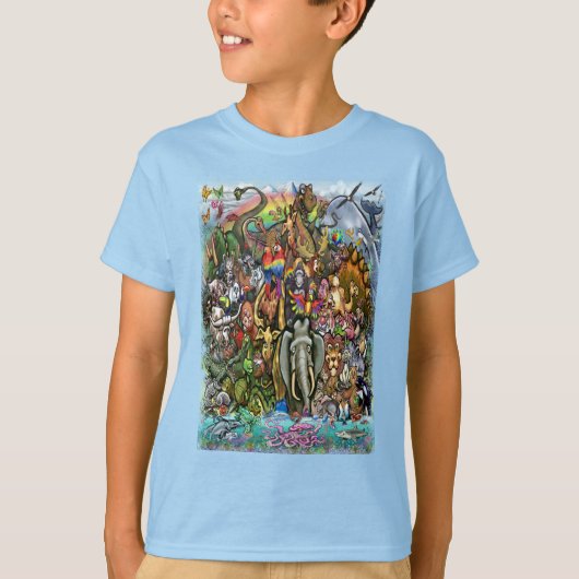 動物 Tシャツ (正面)
