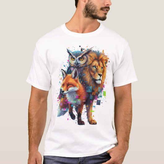 動物 Tシャツ (正面)