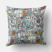 動物ABCアイ数々のゴ クッション (裏面)