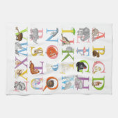 動物ABCティータオル キッチンタオル (横)