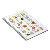 動物ABC手帳 ノートブック (右側)