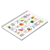 動物ABC手帳 ノートブック (左側)