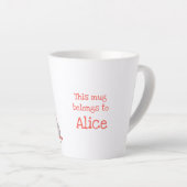 動物ABC Aはアードバルクラテマグ用 カフェラテマグ (右アングル)