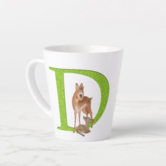 動物ABC Dはdik-dikラテマグ用 カフェラテマグ (左アングル)