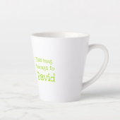 動物ABC Dはdik-dikラテマグ用 カフェラテマグ (右)