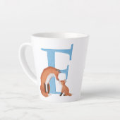 動物ABC Fはフォックスラテマグ用 カフェラテマグ (左アングル)