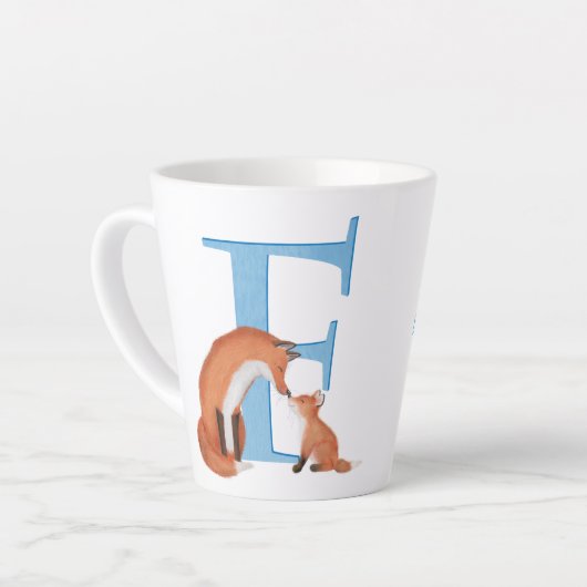 動物ABC Fはフォックスラテマグ用 カフェラテマグ (左アングル)