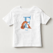動物ABC FはフォックスTシャツ用