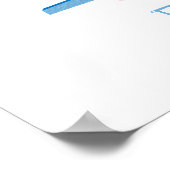 動物ABC Fはフラミンゴプリント ポスター (角)