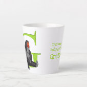 動物ABC Gはゴリララテマグ用 カフェラテマグ (正面)