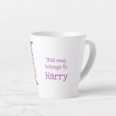 動物ABC Hはヒッポラテマグ用 カフェラテマグ (右アングル)