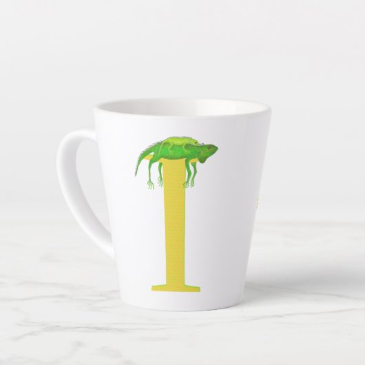 動物ABC Iはイグアナのラテマグ カフェラテマグ (左アングル)