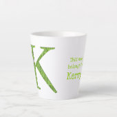 動物ABC Kはコアララテマグ用 カフェラテマグ (正面)