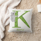 動物ABC Kはコアラ・クッション用 クッション (ブランケット)