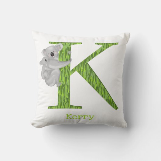 動物ABC Kはコアラ・クッション用 クッション (正面)