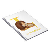 動物ABC Lはライオンのノート用 ノートブック (右側)