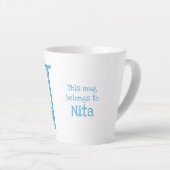 動物ABC Nはナルワルラテマグ用 カフェラテマグ (右アングル)