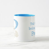 動物ABC Pはホッキョクグマのマグカップ用 マグカップ (中央)