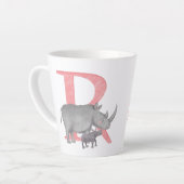 動物ABC Rはサイラテマグ用 カフェラテマグ (左アングル)